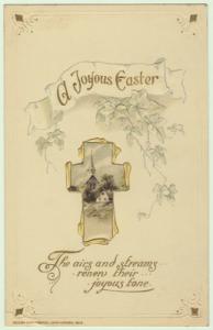 1913 Winsch Antique Easter Postcard Silver Ivy Church In ...