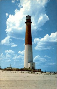 Barnegat Light NJ Long Beach Island Lighthouse c1950-60s Vintage Postcard