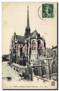 Old Postcard Dijon Apse of the church St Benigne