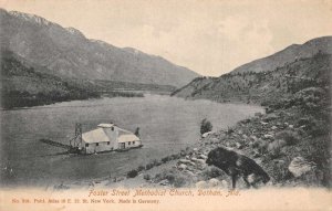 Dothan Alabama Foster Street Methodist Church Misprint Dredging Postcard AA59855