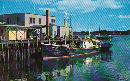 Maine Portland Fishing Boats In Portland Harbor