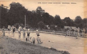 Renfrew Pennsylvania Girl Scout Camp Redwing, Swimming Pool, Vintage PC U17861