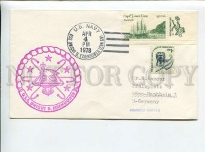 3162827 USA 1978 Ships NAVY COVER with special cancellation