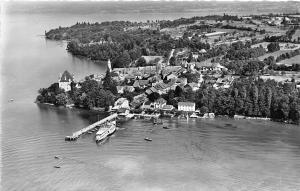 BR6193 Lac leman Yvoire vue aerienne france