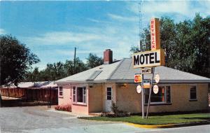 Rapid City South Dakota~Reynick Motel~Office Building~1972 Roadside Postcard