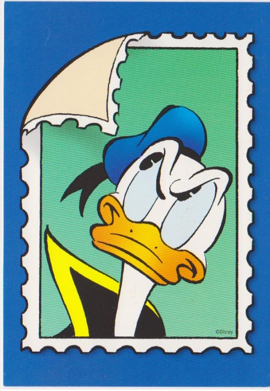 DISNEY DONALD DUCK STAMP CARD