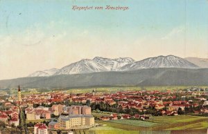 KLAGENFURT vom KREUZBERGE AUSTRIA~1911 TINTED PHOTO POSTCARD