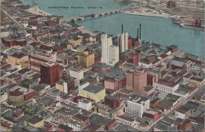 Postcard Downtown Toledo OH Ohio