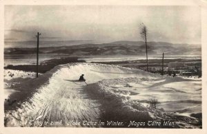 RPPC Vysoké Tatry Hohe Tatra Starý Smokovec Slovakia c1920s Vintage Postcard