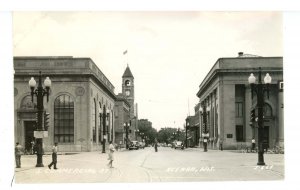 WI - Neenah. South Commercial Street ca 1949  RPPC