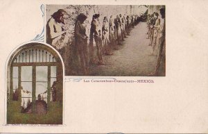 MEXICO, Guanajuato, Pre-1907, Catacombs with Mummies, Mummified Bodies. Church