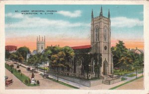 Postcard St James' Episcopal Church Wilmington NC