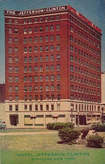 New York Syracuse Hotel Jefferson Clinton