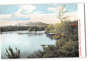 Adirondack Mountains New York NY Postcard 1901-1907 Upper St. Regis Lake