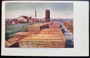 Vintage Postcard 1901-1907 American Lumber Co., Plant, Albuquerque, New Mexico