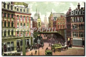 Old Postcard London Ludgate Circus