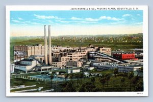 John Morrell Packing Plant SIoux Falls South Dakota SD UNP WB Postcard P2