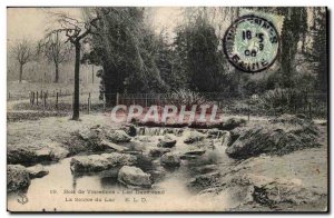 Vincennes Old Postcard The source Wood Lake