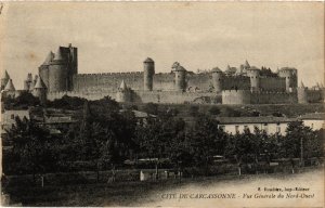 CPA Carcassonne Vue Generale du Nord Ouest FRANCE (1012866)