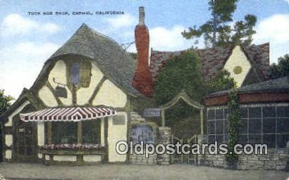 Carmel, California USA Tuck Box Shop Road Side Postcard Post Cards  Carmel, C...