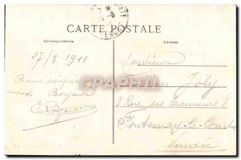 Old Postcard Ploermel L & # 39Hotel City