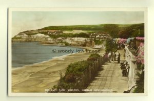 h0351 - Cliff Path to Shanklin , Isle of Wight - postcard by Nighs