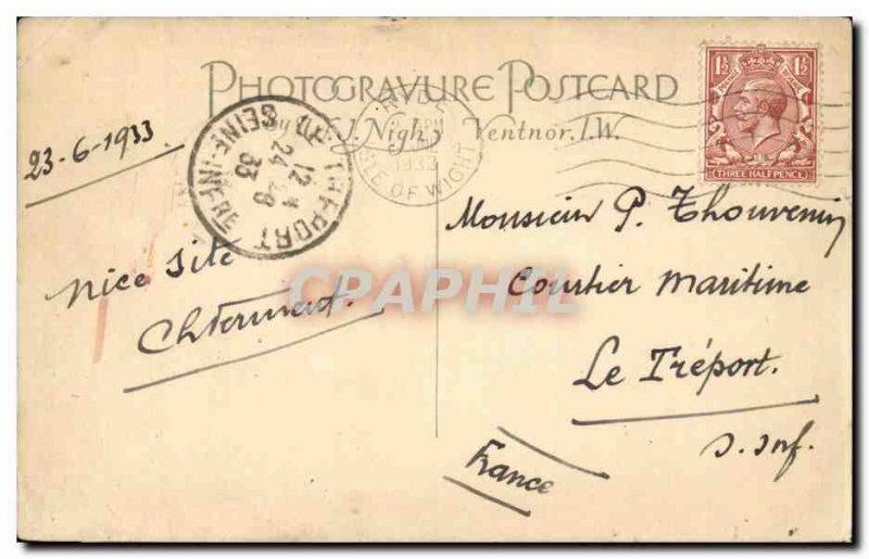 Britain Old Postcard Luccombe Chone Near Shanklin