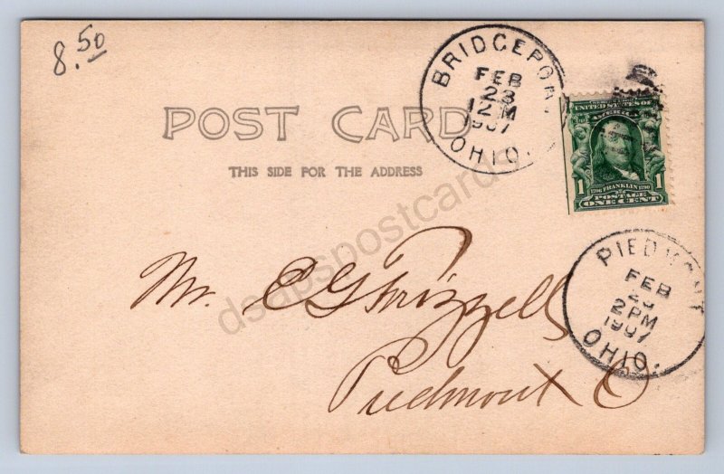 J87/ Bridgeport Ohio RPPC Postcard c1910 Aetna Standard Mill Factory 1012