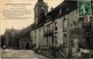 CPA Luxeuil-les-Bains l'Eglise et le Presbytere (1273264)