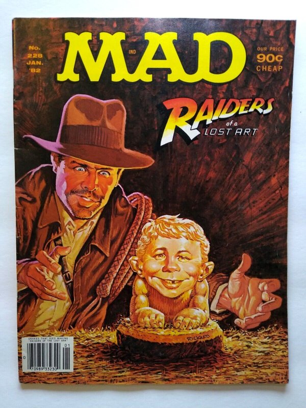 MAD Magazine Jan 1982 Issue No 228 Raiders Of The Lost Ark All In The Family