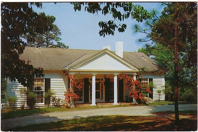 Little White House, Warm Springs, Georgia, Vintage Chrome Postcard