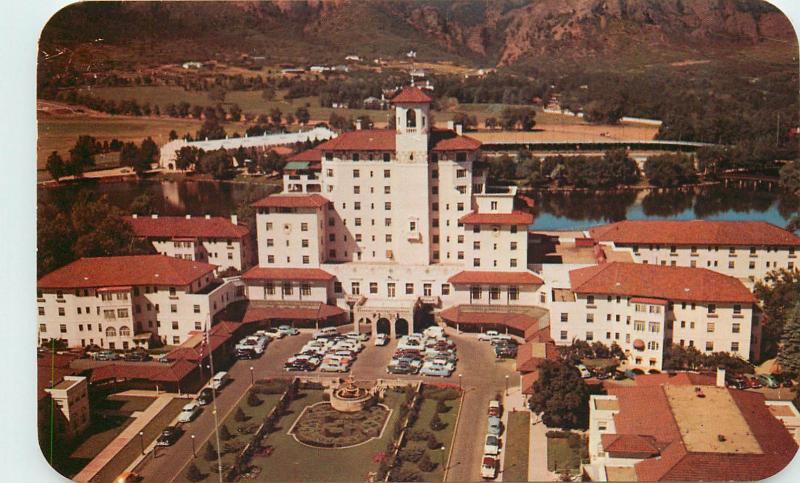 Panorama of the Broadmoor Hotel Pikes Peak Region Colorado