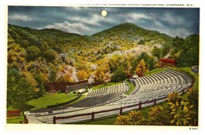 Postcard THEATER SCENE Cherokee North Carolina NC AP3685