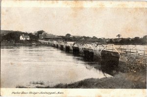 Parker River Bridge, Newburyport MA Undivided Back Vintage Postcard I25