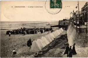 CPA Arromanches-les-Bains La plage a maree basse FRANCE (1286584)