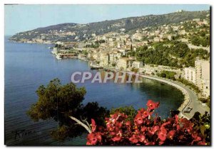 Modern Postcard Villefranche Sur Mer Vue Generale On the Quai Marinières