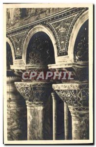 Postcard Former Ravenna Templo di S Vitale Capitelli delle column del presbit...