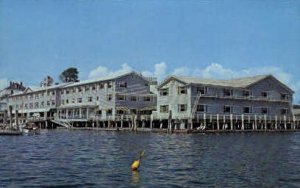 Fishermans Wharf - Boothbay Harbor, Maine ME  