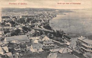 Chicoutimi Quebec Canada Birds Eye View Antique Postcard J77220