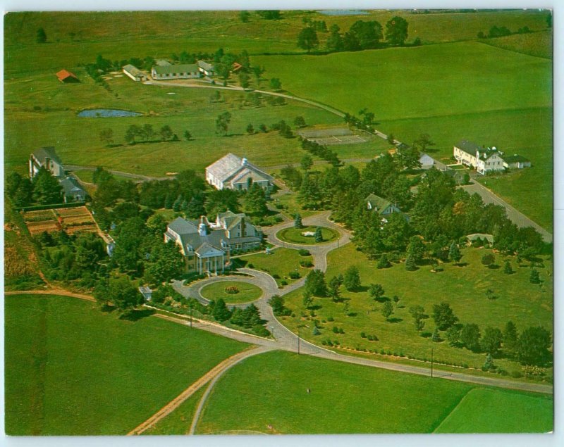 LIBERTY, New Jersey NJ ~ Aerial View FELLOWSHIP DEACONRY 5.5x7 Postcard