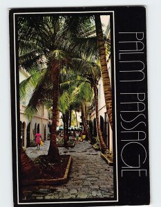 Postcard Palm Passage, St. Thomas, Charlotte Amalie, U.S. Virgin Islands