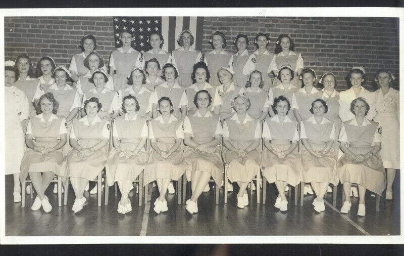 REAL PHOTO PHOTOGRAPH 6X11 CHATTANOOGA TENNESSEE NURSE SCHOOL NURSING 1942