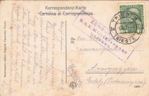 TRIESTE MIRAMAR 1915 MILITARY POST CENSORED