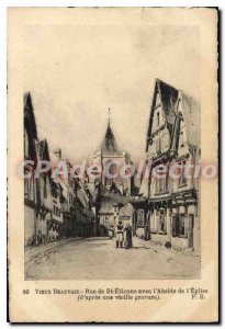 Old Postcard Beauvais Rue St Etienne