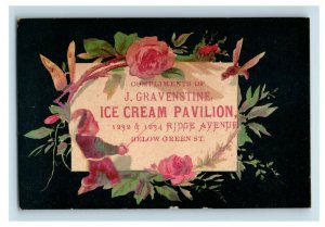 1880s-90s J. Gravenstine Ice Cream Pavilion #3 Cherub Children Lot Of 4 P217 