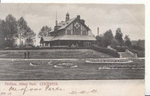 Leicestershire Postcard -  Pavilion - Abbey Park - Leicester - Ref 3443A