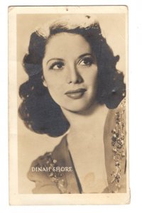 Dinah Shore Black and White Vintage Postcard Sized Photograph