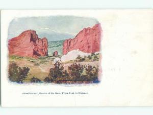 Unused Pre-1907 GATEWAY TO GARDEN OF THE GODS Denver Colorado CO n5517