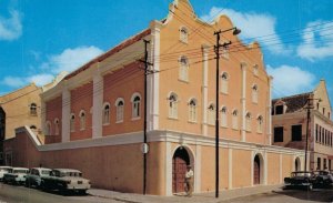 Curacao Synagogue Mikve ISrael Emanuel Willemstad Vintage Postcard 07.89