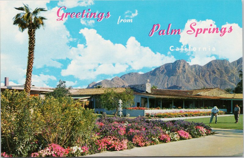 Thunderbird Country Club Palm Springs CA Golf Course Unused Vintage Postcard F65